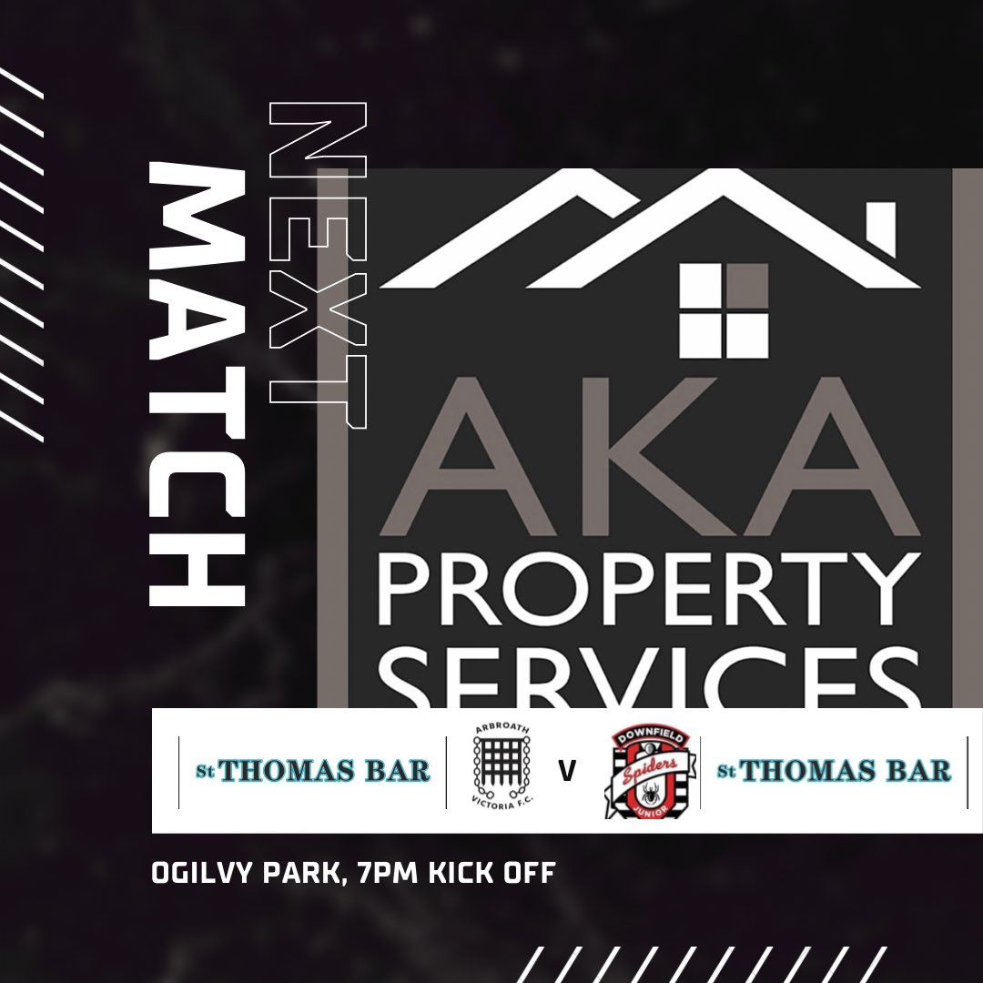 Next up for the Vics it’s back on home turf as we welcome Downfield to ogilvy park on Wednesday night in what will be another tough fixture but the team are looking to bounce back from Saturdays disappointment at East Craigie where the Vics lost out to a last minute winner