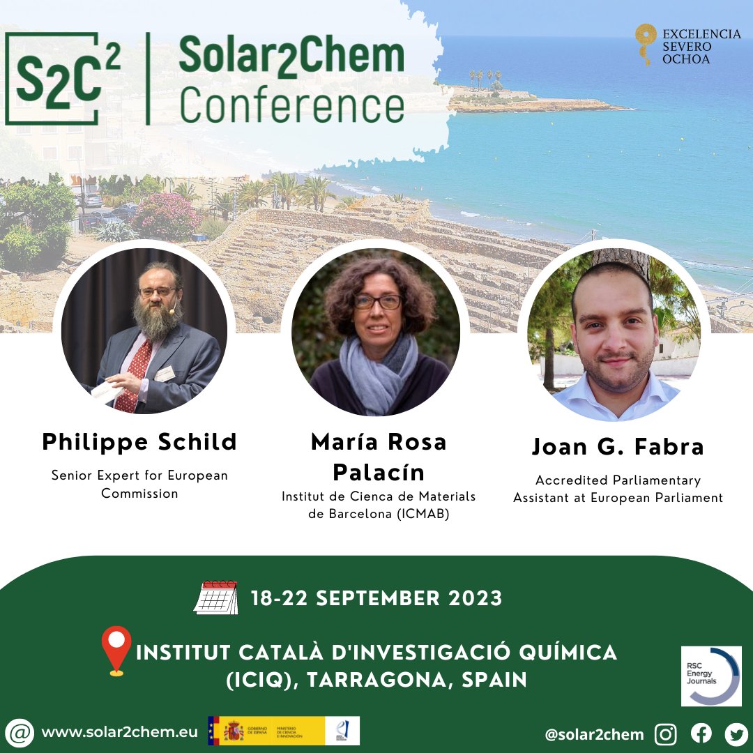 💥Register now for the Solar2Chem conference and listen to our impressive lineup of international plenary speakers!💥 You will have the opportunity to engage in #workshops, #roundtable discussions, and #networking sessions! 👉 solar2chemconference.com/index.php/regi…