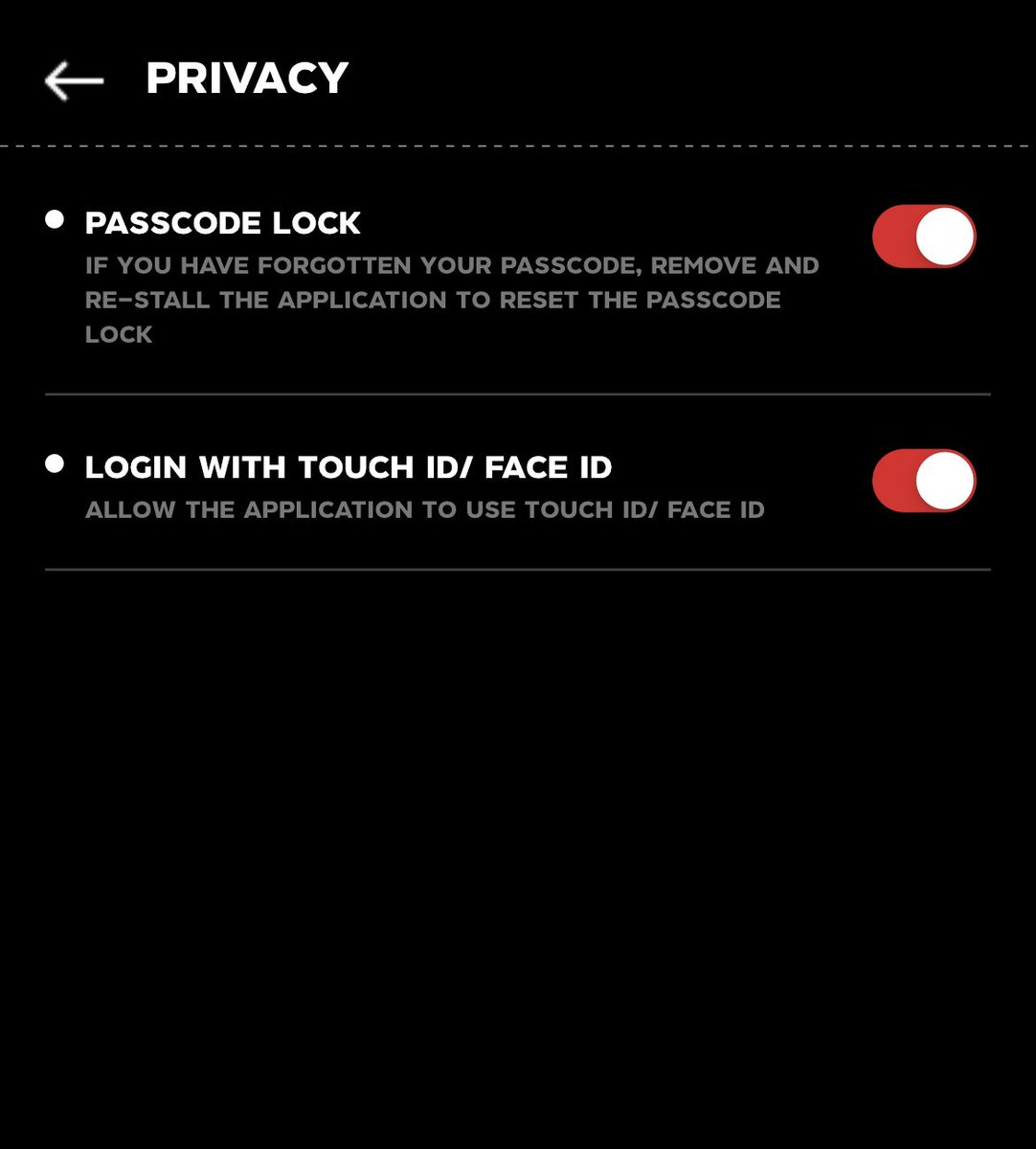 melodiiz_bb's tweet photo. ทุกคนเรามาแนะนำให้ตั้ง Passcode Lock หน้าตั๋ว กันโดนแฮกแอคใน app The Concert นะ ตั้งรหัส 2 ชั้น 

Settings> Privacy > เลือกเปิดอันแรกก่อน Passcode lock แล้วค่อยกลับมาเลือก อันที่2 

ป้องกันเพิ่มหน้ากดเข้าไปที่ตั๋วกัน 

#BillkinTempoConcert #BillkinTempoConcert_Ticket 
#Billkin #theconcert