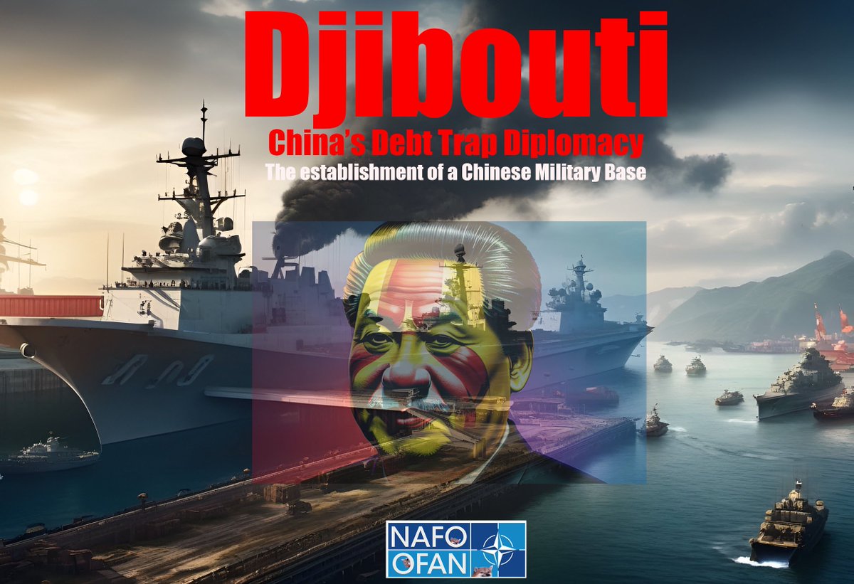 1/4 Djibouti - China sunk the state with debt, took control of the port when it defaulted, then established a military base. The classic communist playbook for imperial reach across Africa. China jumped into Djibouti at the most opportune moment to shackle the country’s desire