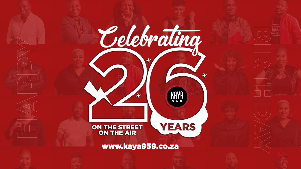It's a big month! August means we're celebrating our birthday! Cheers to 26 years of Kaya 959 On the Street. On the Air. #26YearsOfKaya