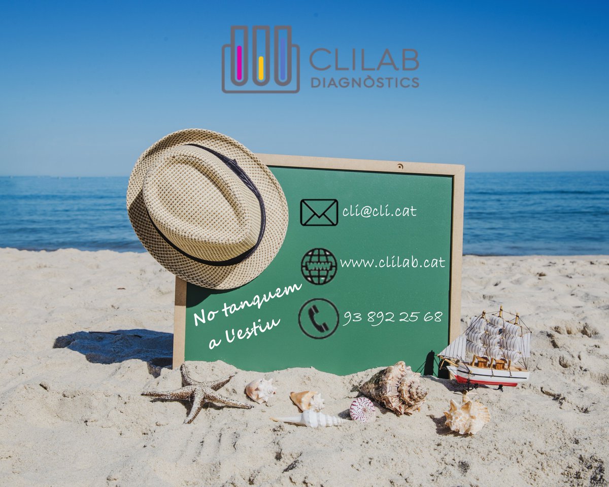 ClilabDiagnos's tweet photo. L'època de vacances ja ha arribat i al #CLILAB Diagnòstics no deixem de treballar per poder continuar donant el servei de qualitat les 24 hores del dia, els 365 dies de l'any.

Recordar-vos que l'horari d'atenció al públic és l'habitual de dilluns a divendres de 8h a 16h. https://t.co/CEoXnEno2E