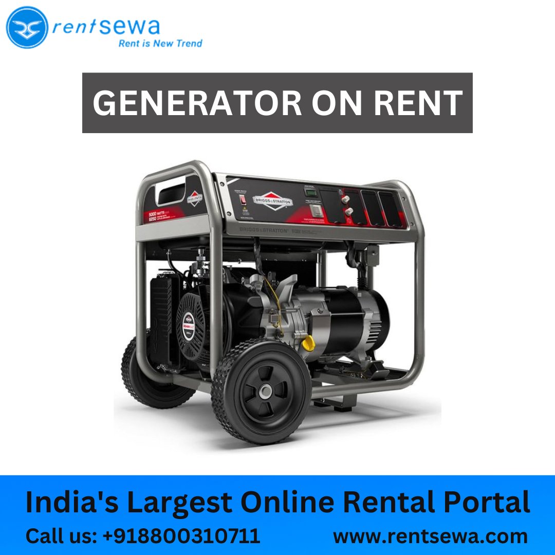 RentSewaDelhi's tweet image. Power up your events and stay unstoppable with our Generator on Rent! 🔌⚡ No more worrying about blackouts or power cuts. 🔥 Rent our reliable generators and let the lights shine on your gatherings! 🌟🏕️ #GeneratorOnRent #PowerUpYourEvents #UninterruptedFun #EventEssentials"