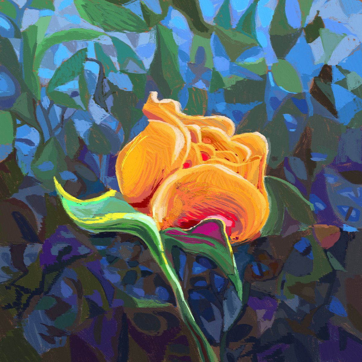 stiegretlin's tweet photo. Orange rose https://t.co/3n52rRPHE8