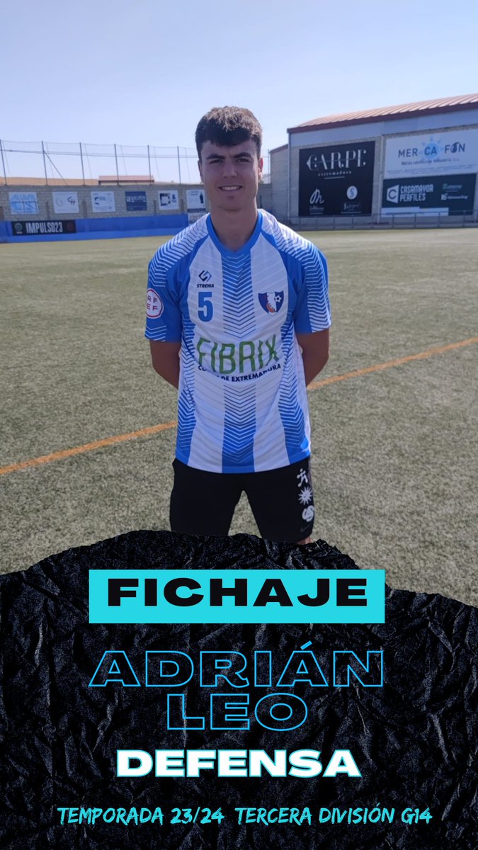 🚨🚨 FICHAJE 🚨🚨

Adrián Leo
Lat. Derecho 
19 años

⚽ Jugador fuerte en defensa , con recorrido y capaz de incorporarse al ataque. 

Bienvenido! Mucha suerte! 💪💪