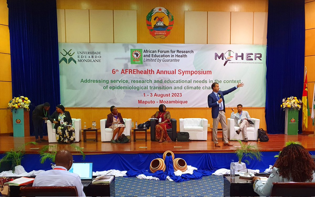 Great insights from  CUGH Prof <a href="/keithmartinmd/">Keith Martin MD</a> on addressing vital healthcare challenges. Proud of the longstanding partnership between #AFREhealth and CUGH, working together to empower healthcare workers and advance research in Africa. #AFREhealthMaputo