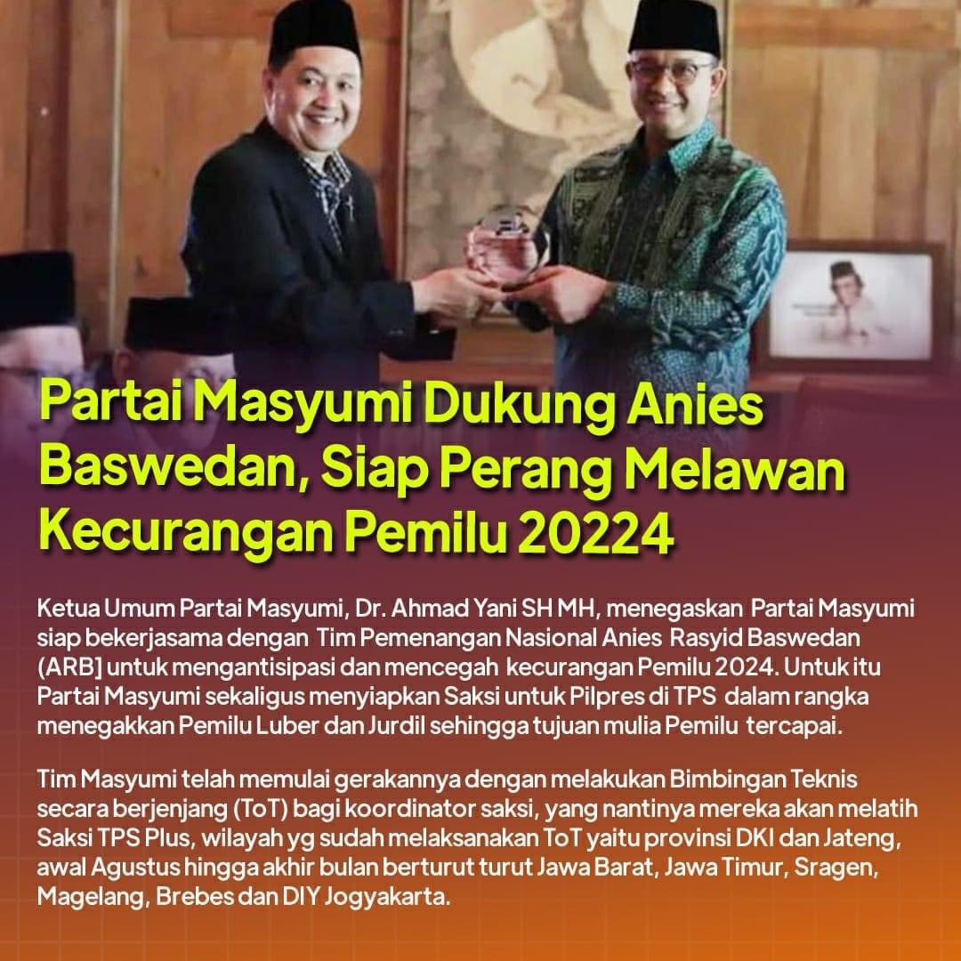 Alhamdulillah bertambah lagi dukungan untuk Pak Anies ❤🇮🇩