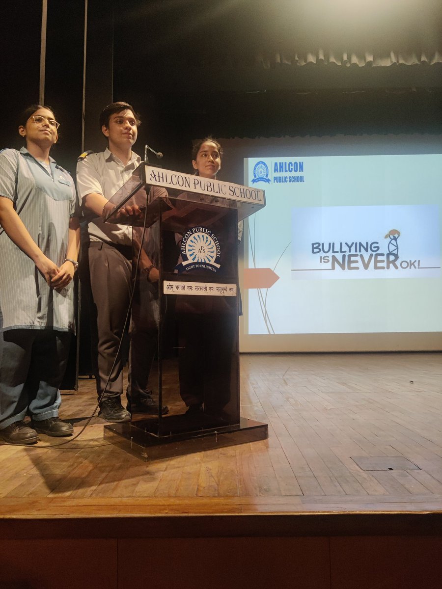NeeruShahani's tweet photo. To create awareness on preventing and to reduce bullying among students, an Anti- bullying workshop was organised today by Prefectorial board for class VI .It was a very  interactive session.students also took the Anti Bullying pledge.@Ahlconpublic1 @MamthaSays @aarathik007 https://t.co/nvFZgs17aa