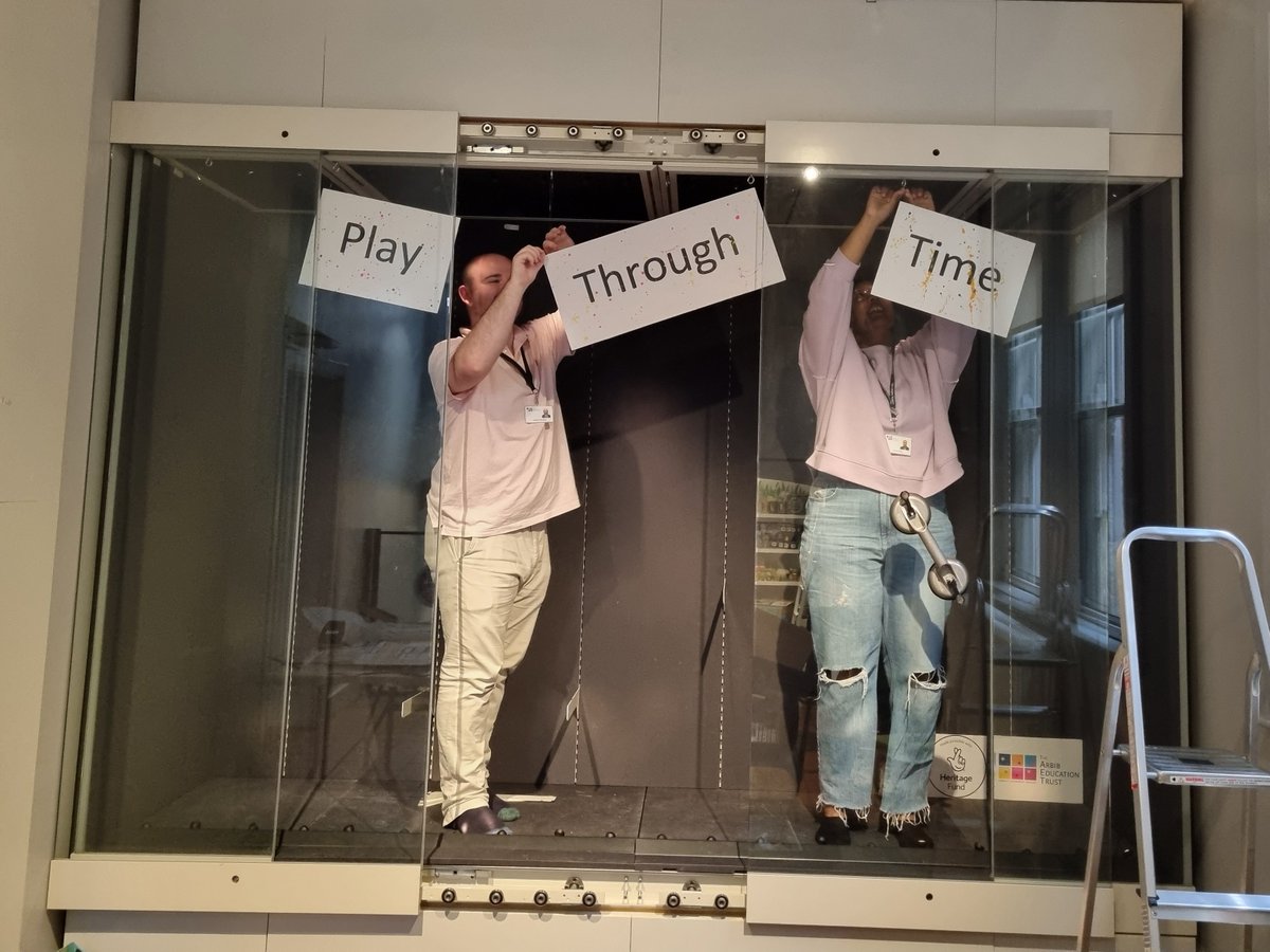 MuseumLearning's tweet photo. Go see our newly installed 'Play Through Time' exhibition at @TheMERL!

Co-created by students from @LangleyAcademy.

Open to the public now until the end of October!

#Play #Museum #Exhibition @HeritageFundL_S https://t.co/qfksbxQCGL