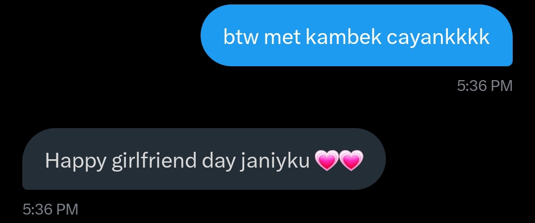 udh diucapin blm sama cwkmu yg cakep ntu👊