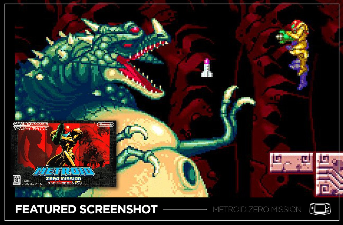 Mark1982G's tweet photo. [Featured Screenshot] - 🖼️#⃣0⃣3⃣
Metroid: Zero Mission
Game Boy Advance
Nintendo
🗓️Release Date - May 27, 2004

#Nintendo #GameBoyAdvance #GBA #Metroid #8Bit #16Bit #Arcade #Retro #RetroGaming #ClassicCoverArt #FeaturedScreenshot https://t.co/ykUivyPxOe