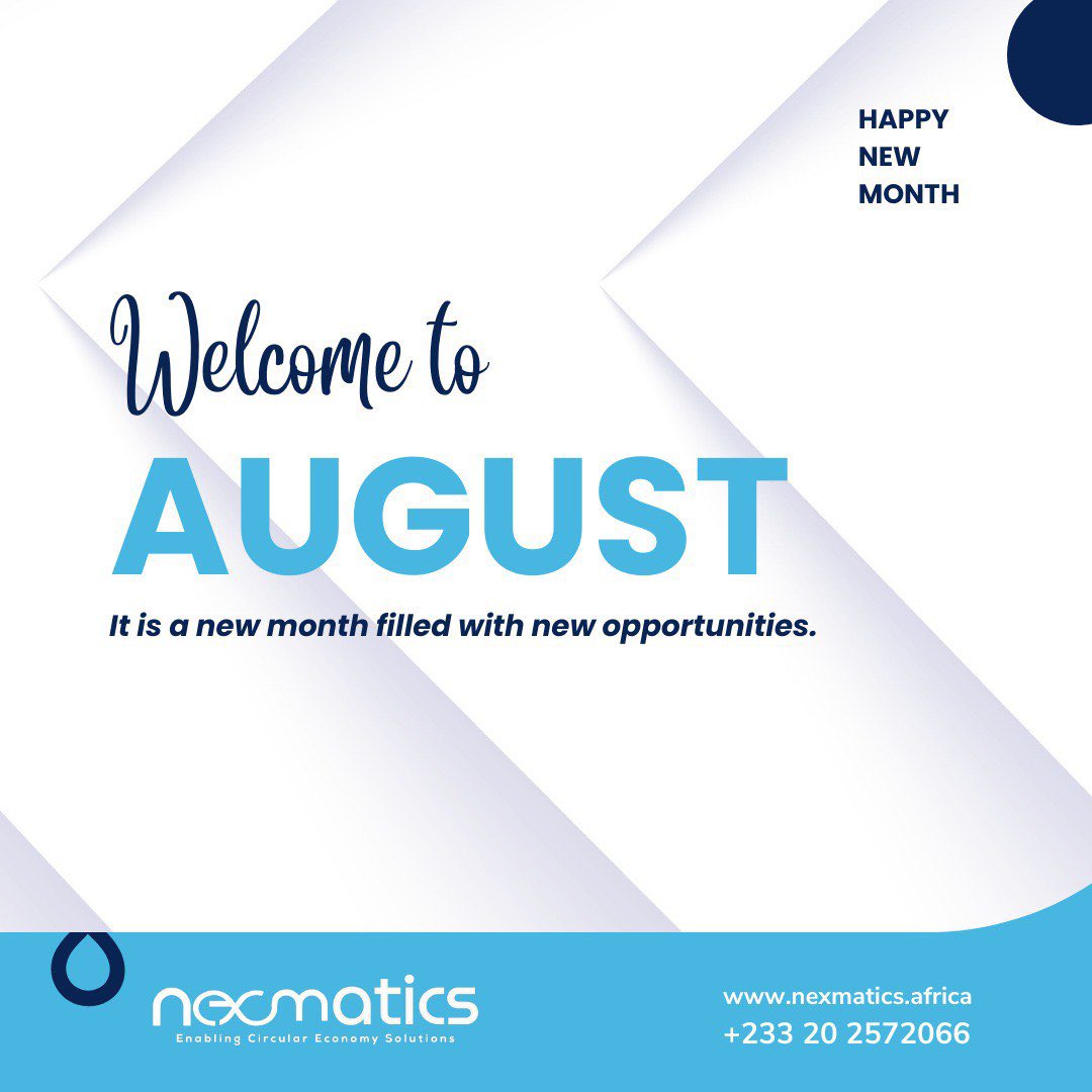 Circulafrique's tweet photo. 🎉 Welcome to August! 🎉
As the sun rises on this beautiful new month, we are excited to embrace fresh opportunities and possibilities! 🌞✨
Let's make August a month to remember! 🎯
#HappyNewMonth #August2023 #DigitalSolutions #Sustainability #TechExperts #BusinessGrowth https://t.co/jkBnp2mZuz