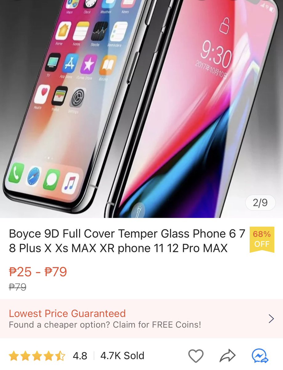 jchauls's tweet photo. ✧ Iphone tempered glass  ≧◡≦

     ➵ ₱25-79 (dipemde sa model ng phone niyo)

𓄸 https://t.co/fR0B5PEpYP https://t.co/6f4zDJ4UdA