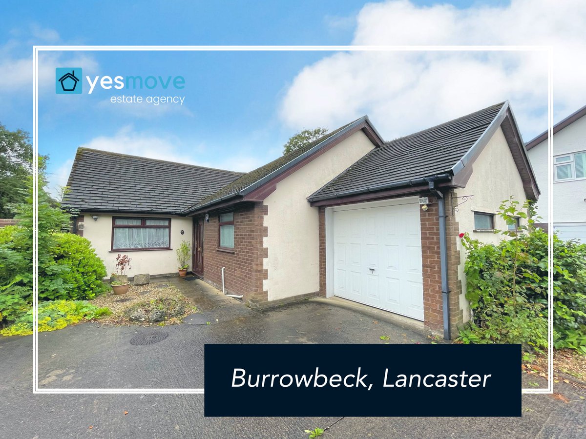COMING SOON!!!! 👀 🏠
A wonderful 3 Bedroom Detached Bungalow located within the extremely desirable Burrowbeck area of South Lancaster. 😍

#yesmove #estateagent #lancaster #burrowbeck #bungalow #forsale #buyahome #property #realestate #movinghome #sellyourhome