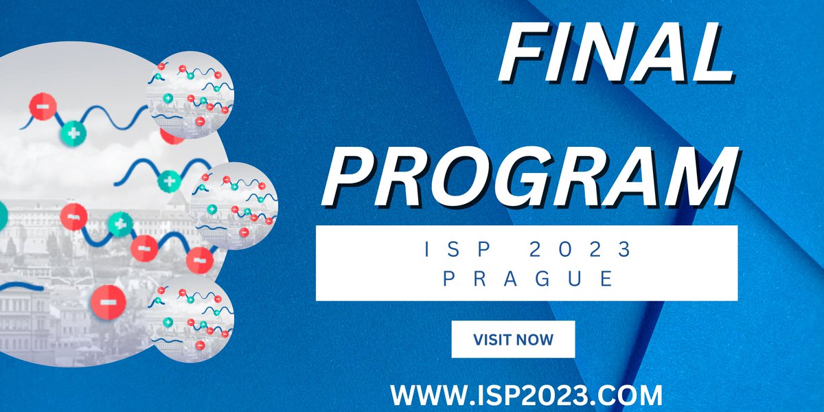 The final program is ready! 
And Prague is waiting for you.
isp2023.com