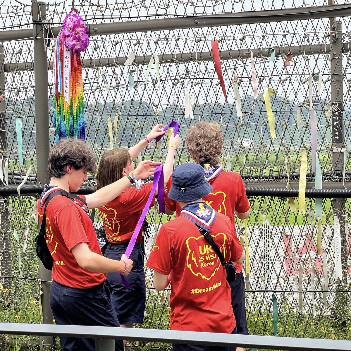 Visiting the Demilitarised Zone (DMZ) was a chance for us to reflect 💭

We hope that our young people will come away from the experience striving for a more peaceful and understanding world.

#UK25WSJ #DreamWild #DrawYourDream