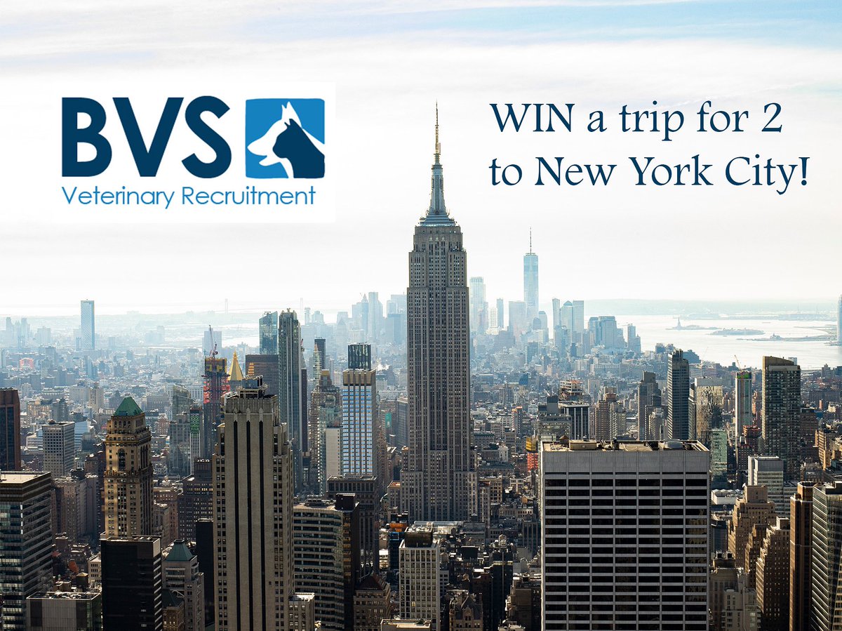 BVSvets's tweet photo. 🎉Competition time 🎉

We recently announced some exciting news that we are bringing to the The London Vet Show and BVNA this year! 🚨

Come and see us at the shows to learn how to enter this unmissable opportunity. A break to New York for 2, flights and hotel included. ✈️🍎 https://t.co/KslowRDfmi