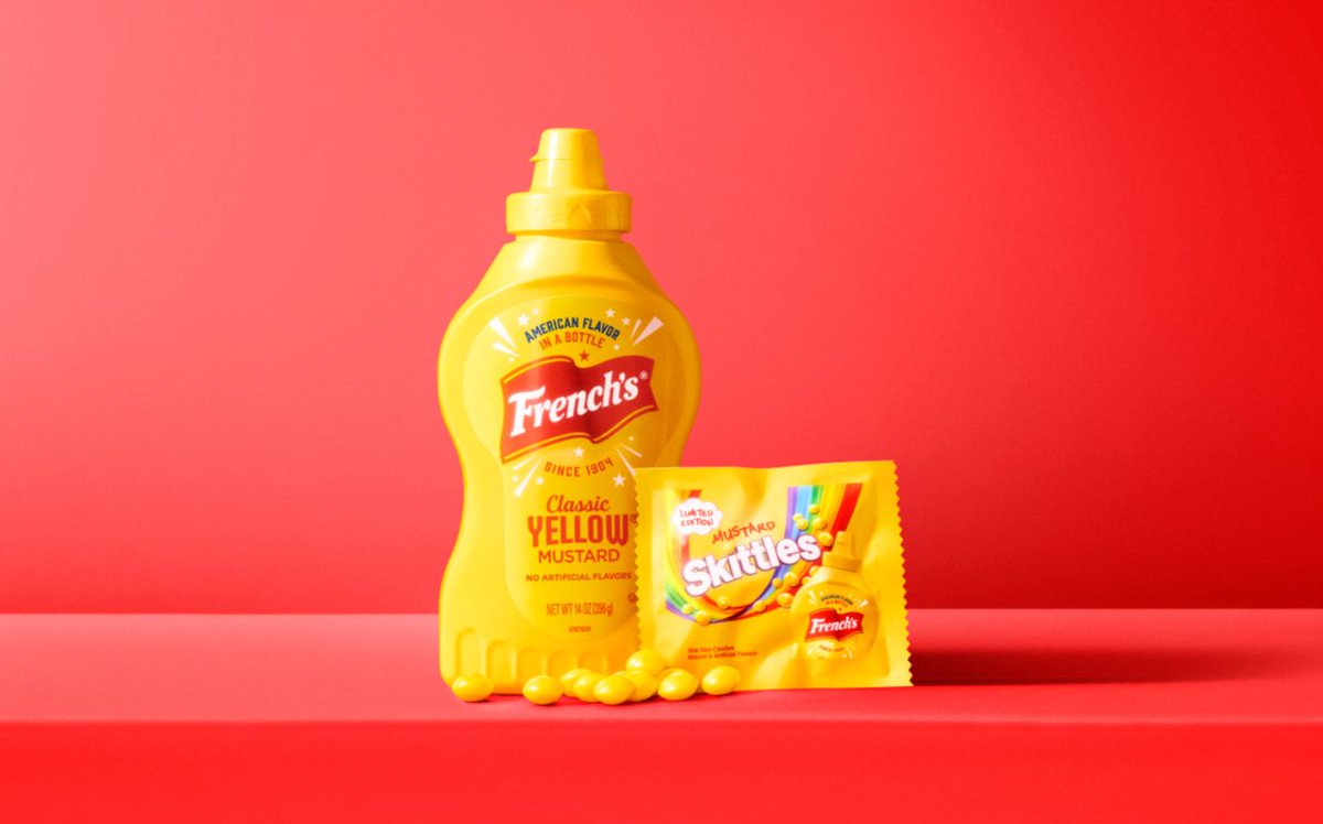 Always keeping our eyes peeled for the brands pushing braver flavours. 👁

How about this from Mars Wrigley and McCormick &amp; Company?

We are certainly going to try and track down a bag!

#abraverflavour #skittles #mustard