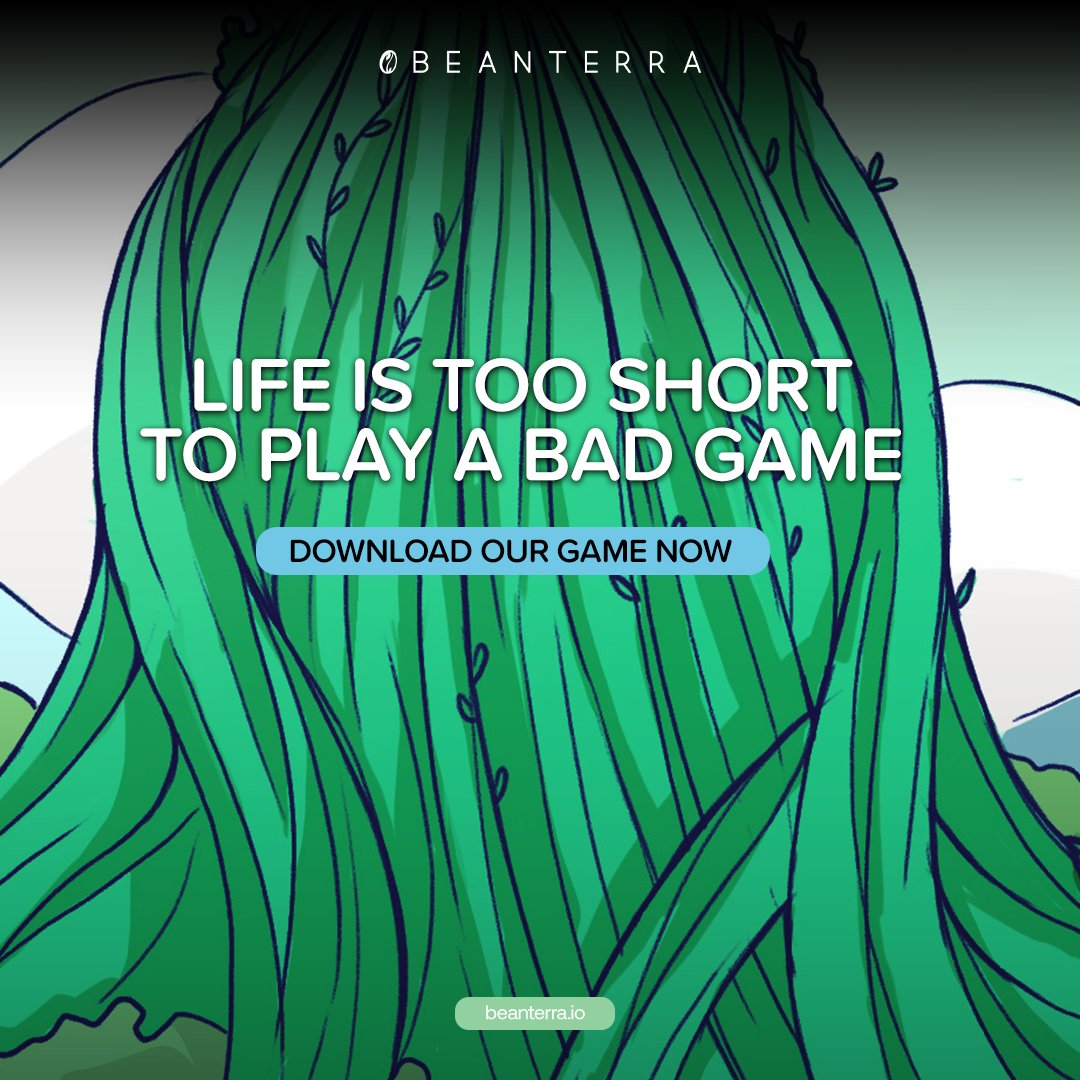 ⏳ Life's too short for bad games! 

🎮 Embrace the thrill of immersive experiences and unforgettable adventures. 

Play Beanterra today! 

Click here to see the game tutorial: litepaper.beanterra.io/game-tutorial 
Play Store: play.google.com/store/apps/det… 

#beanterra #NFTGame