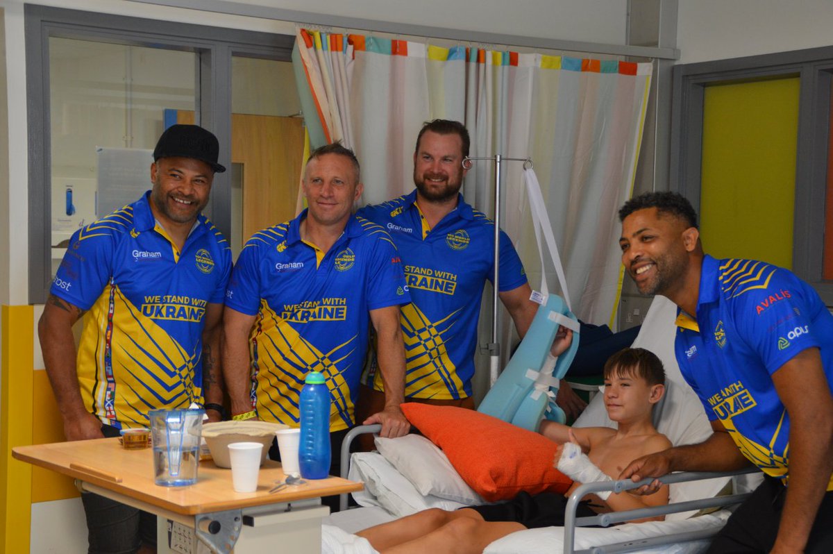 A huge thank you to the amazing rugby legends who visited our children's hospitals last wknd. You brought smiles to everyone you met &amp; it was a brilliant day!

Special thanks to Delon Armitage, Paul Sampson, Fergus Thompson, Sam Tuitupou, Tamara Taylor &amp; Junior Paramore. 🏉❤️
