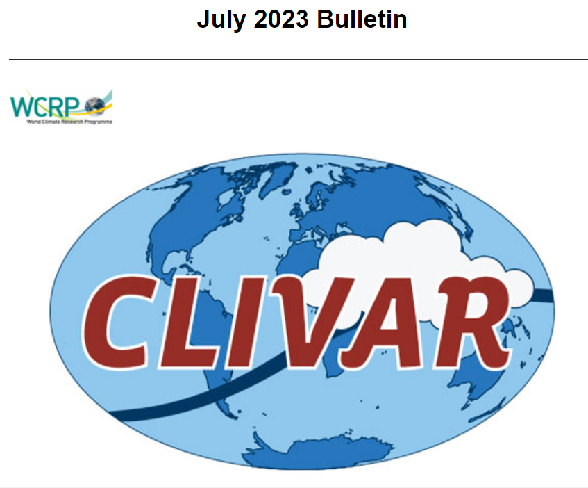 CLIVAR July Bulletin published: mailchi.mp/clivar.org/apr…