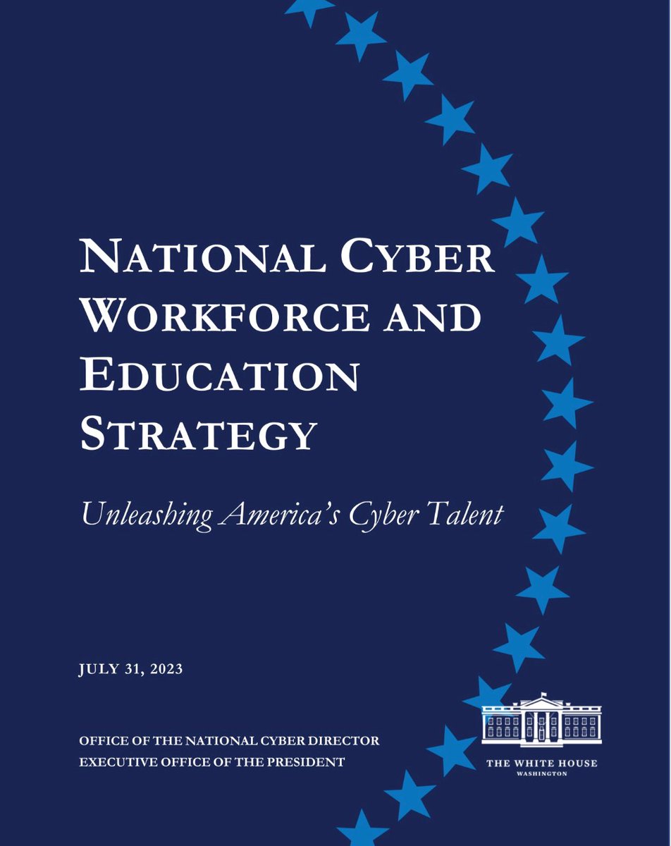 🇺🇸Estados Unidos publicó su Estrategia Nacional sobre educación para todos los niveles en #Ciberseguridad.  A la población 
🇧🇷 Brasil la incluyó en su proy. de ley de Política Nacional de #ciberseguridad.
No es solo un tema de las tecnologías 🙄🤷🏾 whitehouse.gov/briefing-room/…
