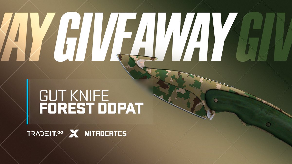 MitaoCatCS's tweet photo. It’s my 1st to giveaway a knife with Mr @tradeit_gg 🥳🎉

To enter u just need:
✅Follow @tradeit_gg &amp; @MitaoCatCS 
✅Retweet &amp; Like
✅Tag friends

🫡Will roll the winner up in 3 Days
🍀Good luck to all of ur guys and we appreciate ur coming https://t.co/TNdzg1twym
