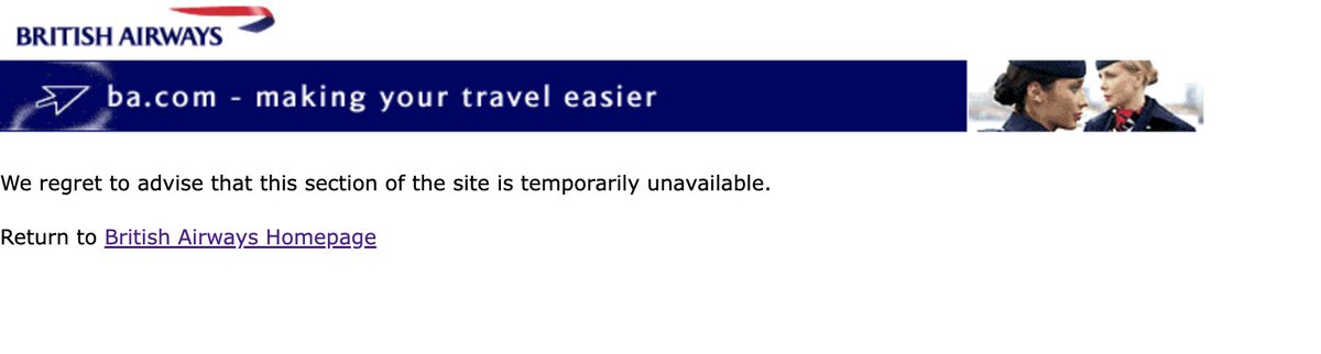 msmarymorgan's tweet image. .@British_Airways really rubbing salt in the wound with this browser banner as I spend hours trying to check in for a flight