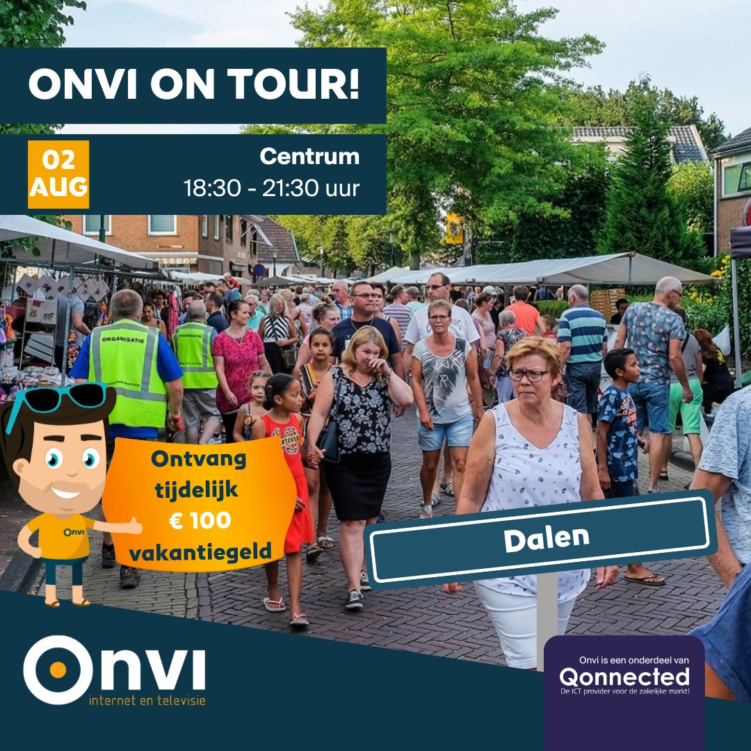 🚌Onvi On Tour 🚌

Ook deze week zijn wij weer op diverse plekken te zien in Nederland. Heb jij vragen over glasvezel? Bezoek onze informatie bus om kennis te maken met Onvi.

#glasvezel #dalen #zuidenveld #interactievetv #overstappenopglasvezel #onvi #canaldigitaal #qonnected