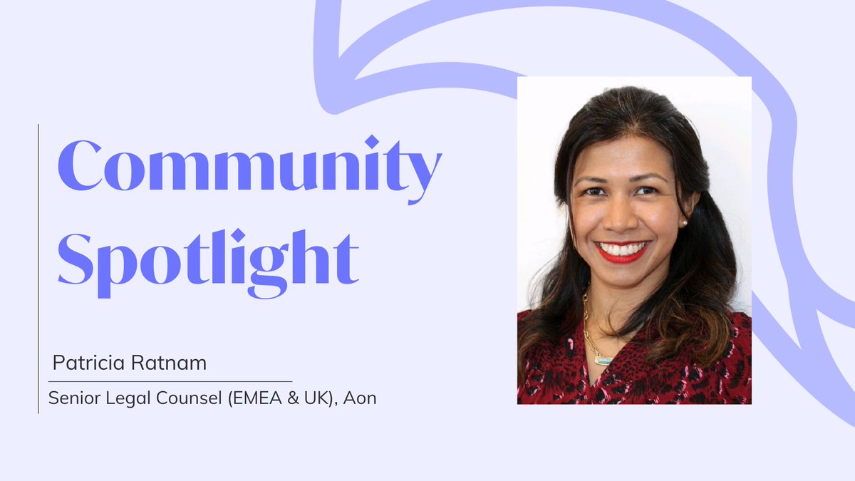 This week's Community Spotlight shines on Patricia Ratnam, Aon's Senior Legal Counsel (EMEA & UK). Explore her journey from overcoming dual-qualification hurdles, balancing work & motherhood, and transitioning to the UK from Malaysia. Full article: hubs.li/Q01Zz6Pp0