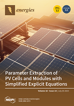 energies_mdpi's tweet photo. 📢 We are pleased to share the newest Issue cover "Extraction of #SingleDiodeModel Parameters of #SolarCells and #PVModules by Combining an #IntelligentOptimizationAlgorithm with Simplified Explicit Equation Based on #LambertWFunction"
👉 https://t.co/fQkHh2ANIP https://t.co/bW72zbe0E0