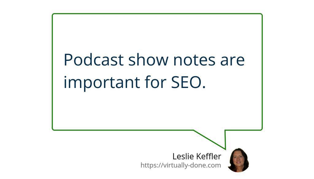 LeslieKeffler's tweet image. 5 Ways to Improve Your Podcast Show Notes

Read more 👉 lttr.ai/AEvO1

#SearchEngineOptimization #PodcastShowNotes #PodcastEpisode #virtualassistant