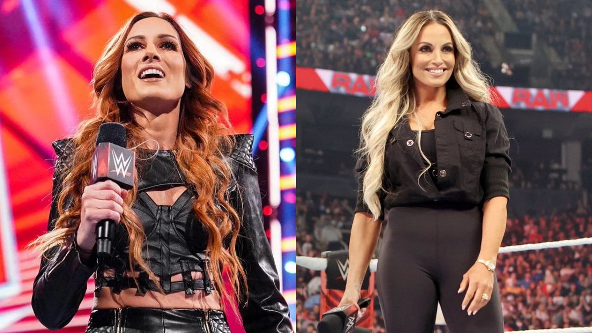 WrestleFeatures's tweet photo. Thoughts on WWE's decision NOT to have Becky Lynch vs. Trish Stratus on the #SummerSlam card? https://t.co/9IRGcOC6sz