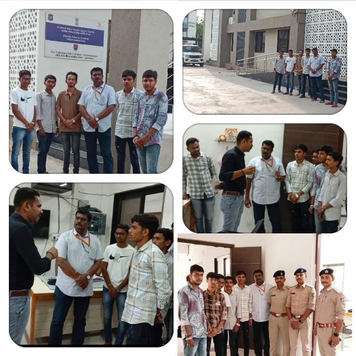 MWadhwaniya's tweet photo. Organized a visit to 'A Division' Police Station@Surendranagar with the group of Students..... Thanks to the Police Authorities for explaining the services they provide to protect Law &amp; Order in our surroundings and make our daily life peaceful. https://t.co/vWDLAKhvrs