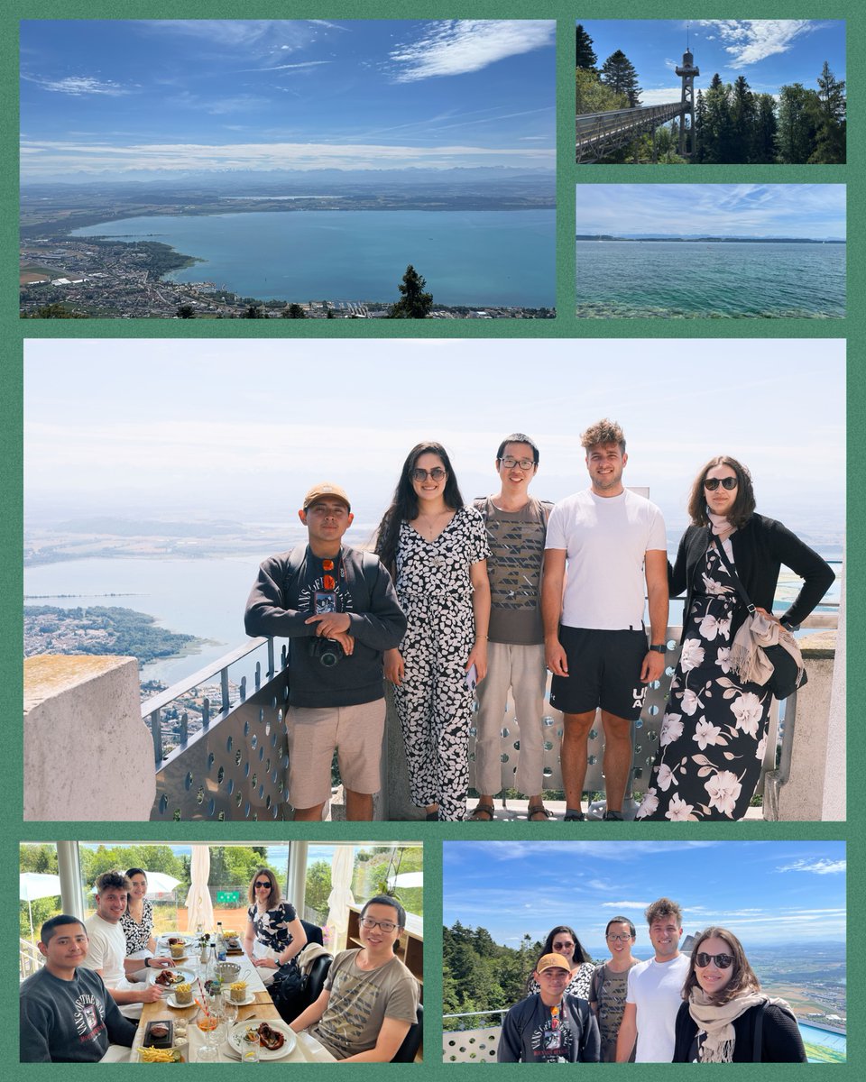 SmartEnergyMat's tweet photo. A lovely small group outing 🥾🚠 to #Chaumont⛰️ over the #ThreeLakes⛵️ just before the 🇨🇭national holiday... a great opportunity to spend time together outdoors, reflecting on the activities and plans @SmartEnergyMat @MerkleInstitute💡while enjoying the summer time☀ https://t.co/e7C2gAQOMX
