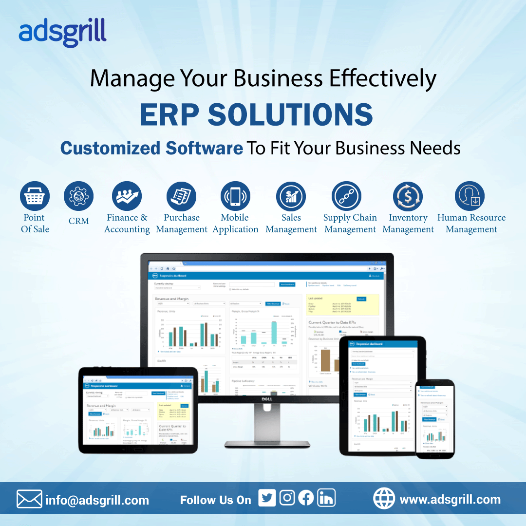 Adsgrilltech's tweet image. Our ERP Solutions: Customized Software To Fit Your Business Needs!

visit: lnkd.in/dCHvEyhW

#itservices #erpsolution #crmsolution #erpsystem #erpdevelopment #crmdevelopment #adsgrilltechsolutionsprivatelimited