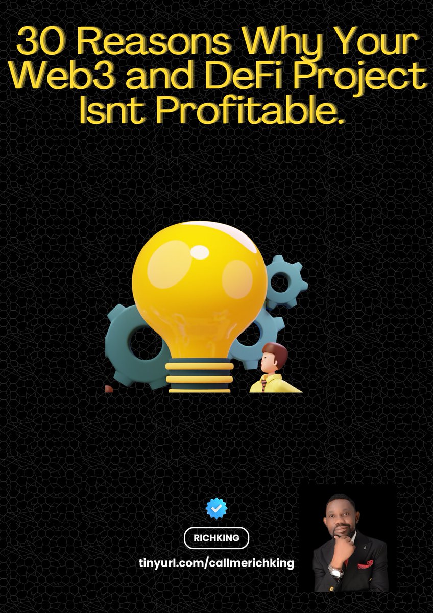 callmerichking's tweet image. 30 Reasons Why Your Web3 and DeFi Project Isnt Profitable.

Problem 7: No Openness.

✔️Solution: The power of open discussions is immense. Encourage debates and knowledge-sharing in your community to foster innovation. 

#OpenDiscussions #CommunityBuilding #callmerichking #Web3