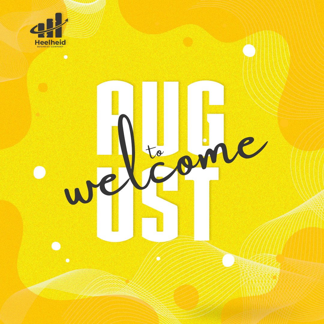 As the new month dawns upon us, it brings a plethora of opportunities for your business to reach new height. Embrace this fresh chapter as a chance to innovate, grow & make a lasting impact in your industry.

Welcome to August.

#heelheid #createyoursuccess #HappyNewMonth #August