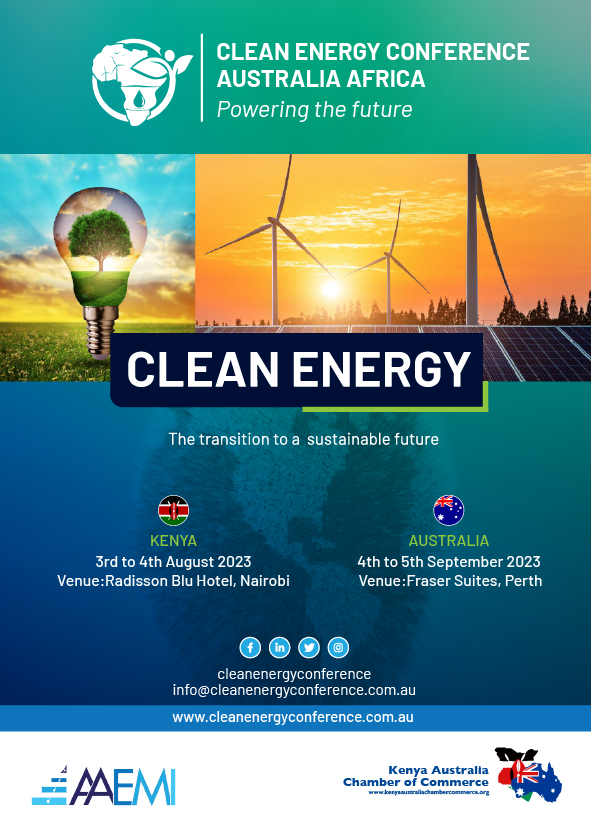 switchtvkenya's tweet photo. Become a Delegate at #CleanEnergyConference2023! @EAOGEC @AAEMI_Ke
Connect with professionals from Australian & African energy sectors, energy experts and government officials. Exciting projects and investment opportunities. Register now! π
https://t.co/HAuNKvvhMl https://t.co/jz5gy7H4xT