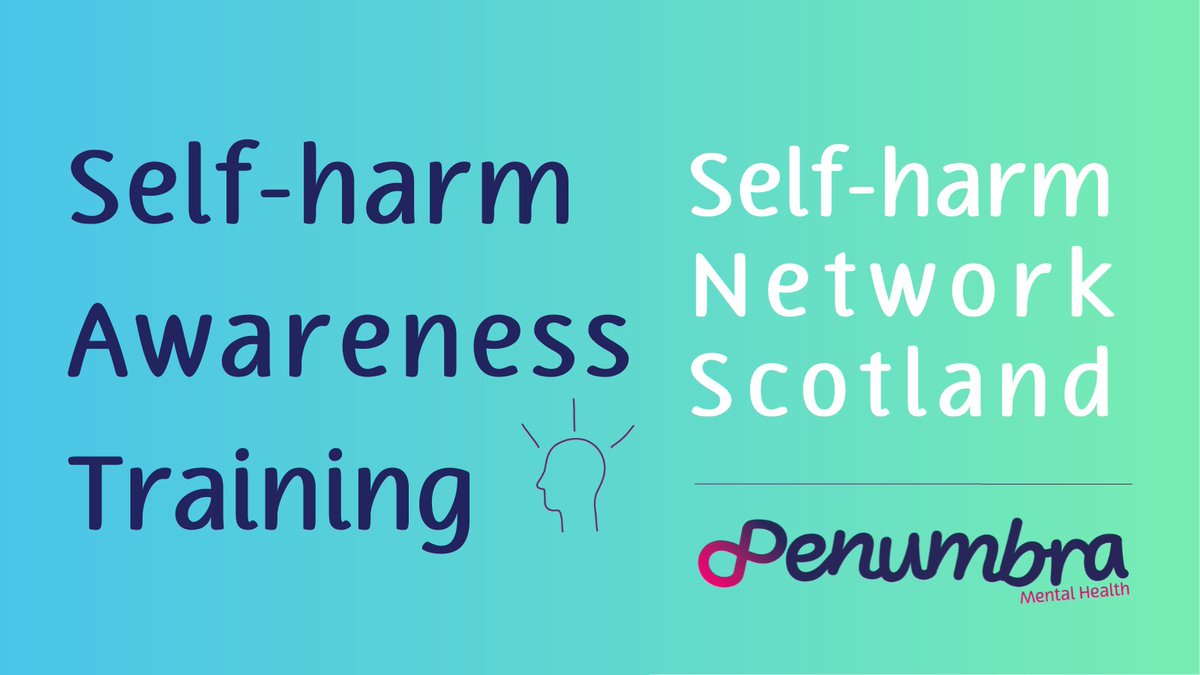 Free Self-Harm Awareness Training! 💙💚💜

We have just released a bunch of new dates for our 3-hour online self-harm awareness training. The dates run throughout August and up to November. 

Find out more on our Eventbrite: 
👉eventbrite.com/o/self-harm-ne…

#MentalHealthAwareness