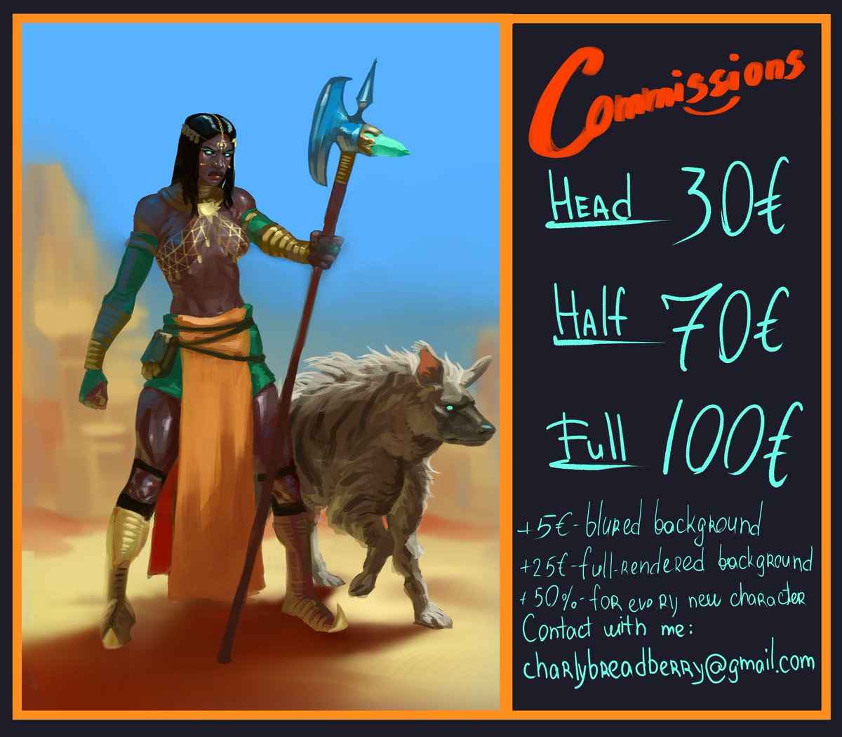 BreadBizarre2's tweet photo. 5 slots opened for that month!!!
My min goal 500€ for the autobus in November
If you need quick, juicy , rendered art, and support me in my journey to home — you can contact me charlybreadberry@gmail.com
Thank you for the sharing and support 🌻🌻🌻 https://t.co/KNWThv7Q6m