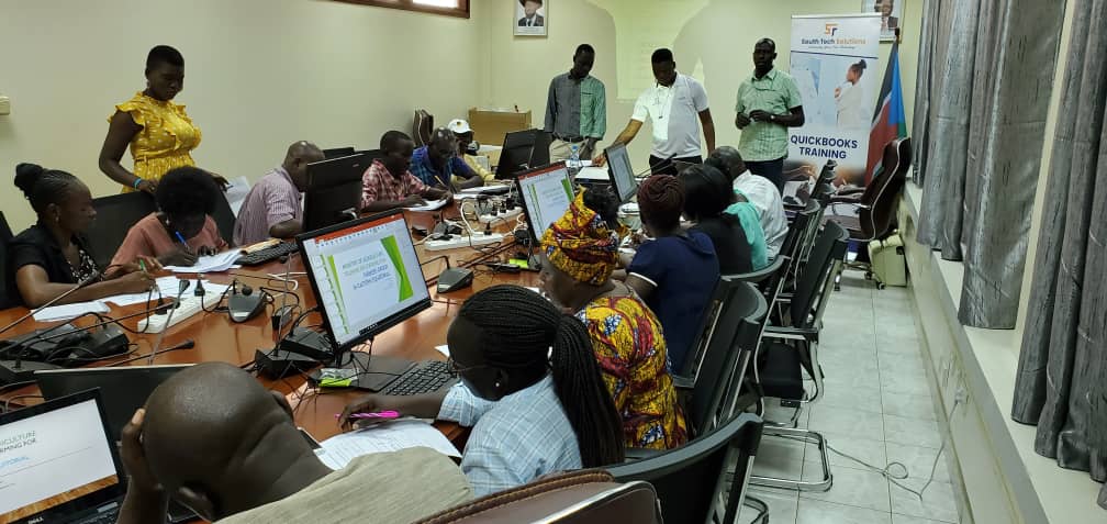 Tecsi_ss's tweet photo. Through our Capacity Development Program We Partnered with @SouthTechSol to provide knowledge to the Ministry of Agri &amp; Food Security on Computer Literacy and Financial Management Systems. https://t.co/nD75tT7nPx