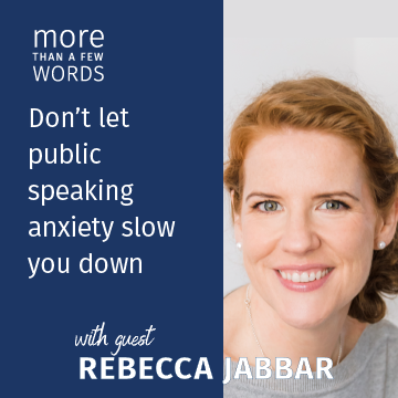It was such a pleasure to be a guest on the More than a few Words podcast! 
It's short, snappy and insightful. Have a listen: tinyurl.com/34u568nb

#publicspeakinganxiety #applepodcast #mediatraining #publicspeaking #presentationskills