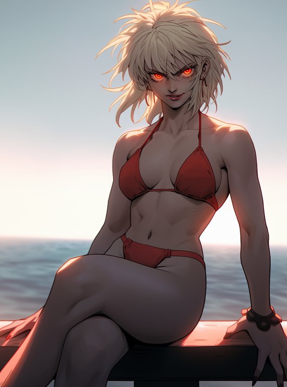 Who wishes to join her on the beach? 

Shell give out rewards to those brave enough to feed her~