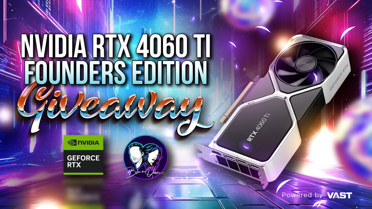 RTX 4060 Ti Giveaway! To enter, perform these tasks via the link below: - Retweet and like - Follow @BlueandQueenie Enter Here: blueandqueenie.com/giveaways