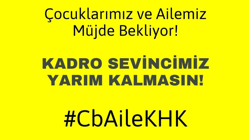 Kadroda ikilik oluştu çözüm sizde. Bir KHK yeter sn Cumhurbaşkanım.
<a href="/RTErdogan/">Recep Tayyip Erdoğan</a>
<a href="/Yusuf__Tekin/">Yusuf Tekin</a>
<a href="/EmineErdogan/">Emine Erdoğan</a>
<a href="/dbdevletbahceli/">Devlet Bahçeli</a>
#CbAileKHK