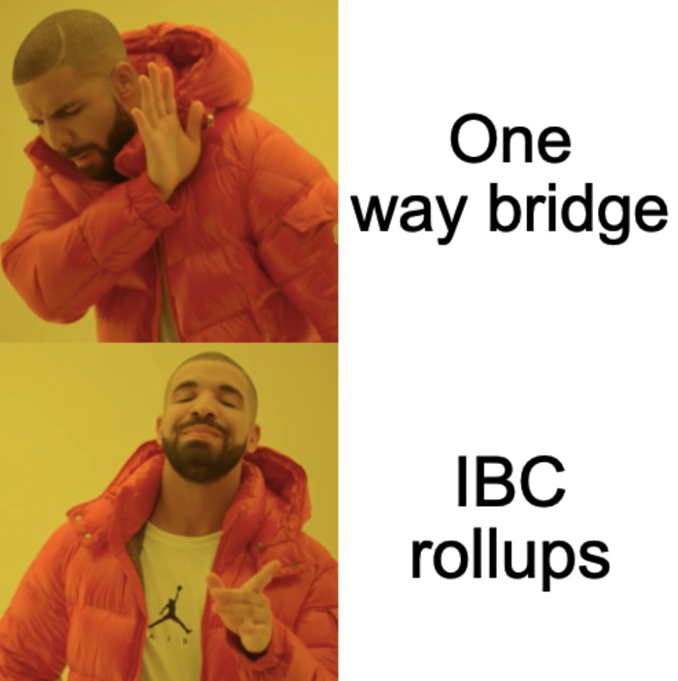 dymension's tweet photo. gm @BuildOnBase that's not how bridges work... https://t.co/6NlSsKOdVb