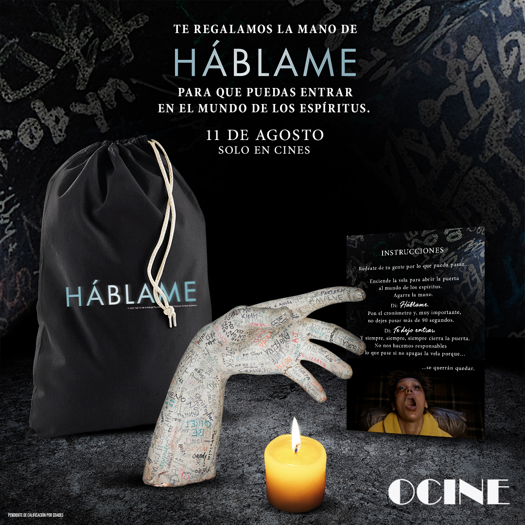 ocine_es's tweet photo. ¡CONSIGUE ESTE PACK DE #Háblame!
Para participar:
🐦 ¡Síguenos! (@‌ocine_es)
🔁 RT
🗨 Menciona a esa persona que se uniría contigo a una sesión de espiritismo
📃BBLL➡ https://t.co/jZyGY77Mfh
📅 Finaliza el 9/8 📅 https://t.co/v66J7wnqzE