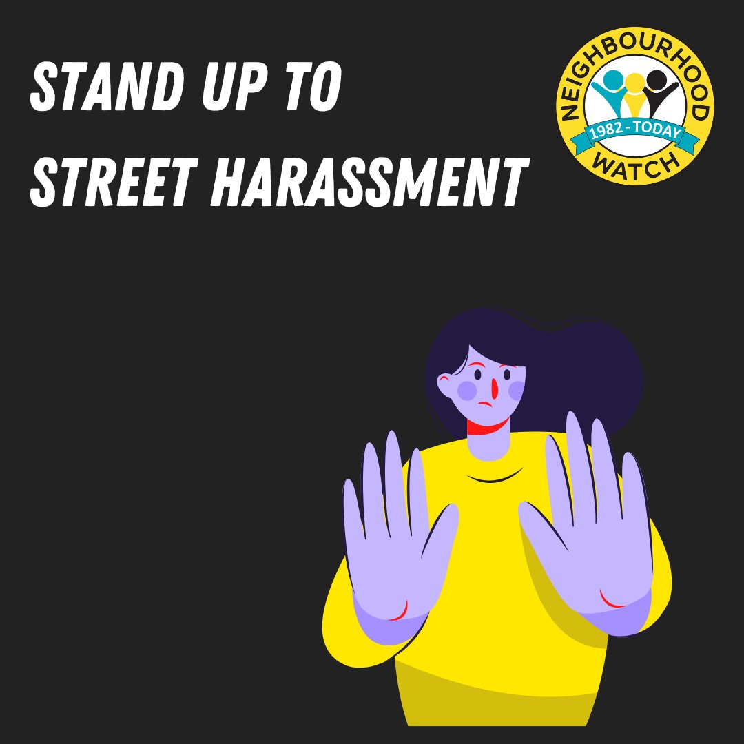 🛑We are calling on all adults in England and Wales to stand up against street harassment.

We can make a difference. Together.

Visit our website for advice on spotting harassment, safe intervention tips and more: bit.ly/458GJkZ

#BeTheChange #SayNoToStreetHarassment