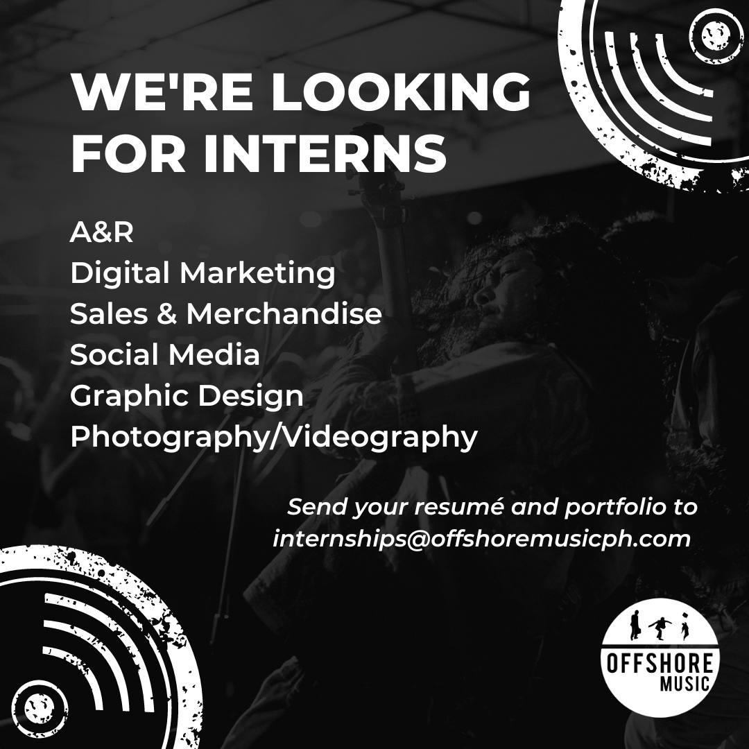"GO WHERE THE SOUND TAKES YOU"

Ready to join in our "artists for artists" team? Grow alongside us, gain practical experience, and participate in a creative journey as you peek behind the scenes.

Send us your resume and portfolio to internships@offshoremusicph.com